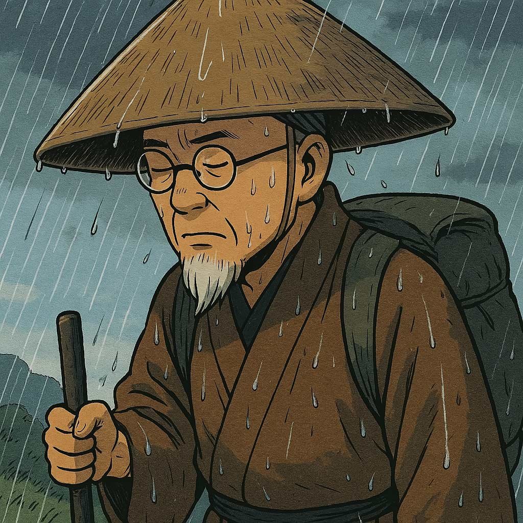santoka im regen comic